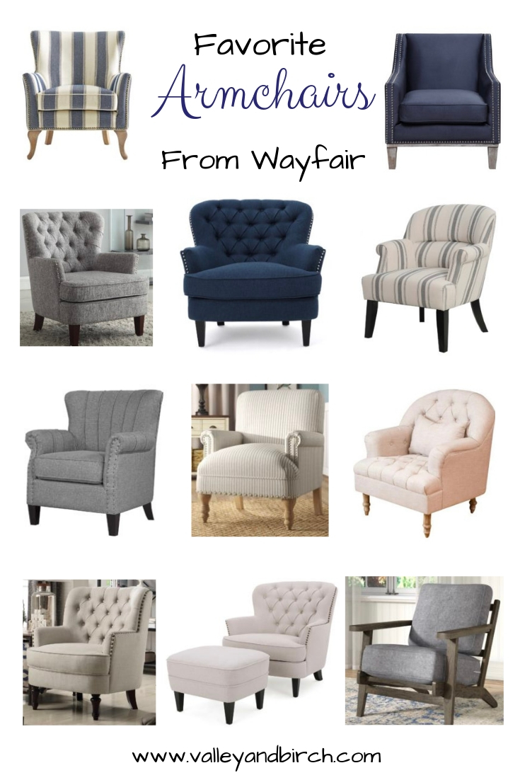wayfair armchairs